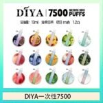 DIYA叮啞拋棄式7500 Puffs一次性電子煙3%